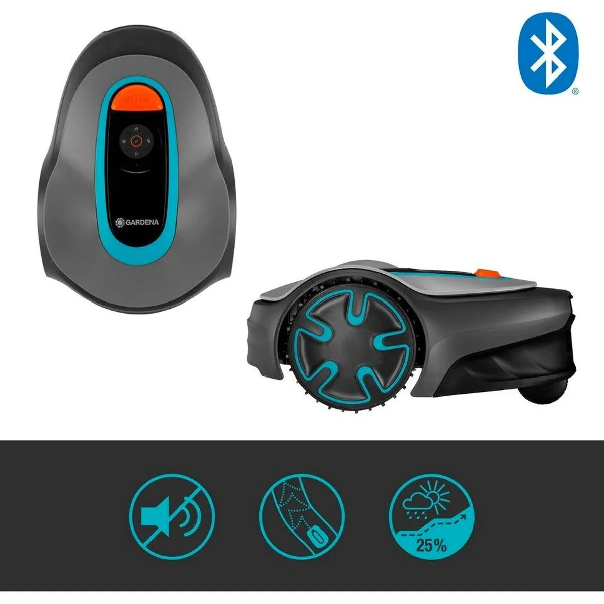 GARDENA Mähroboter SILENO minimo, leise, smart, wetterfest — bis 250m² 2