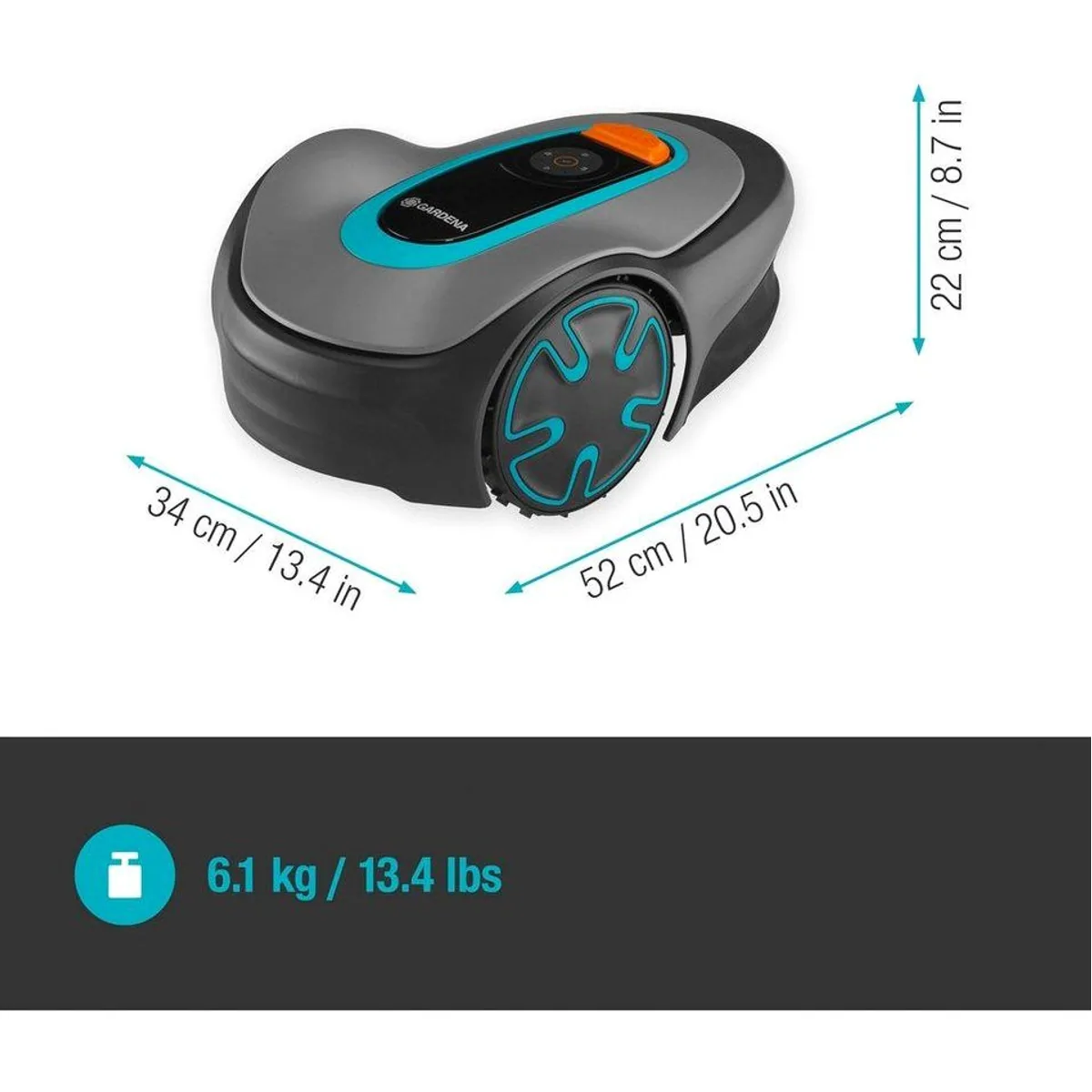 GARDENA Mähroboter SILENO minimo, leise, smart, wetterfest — bis 250m² 3