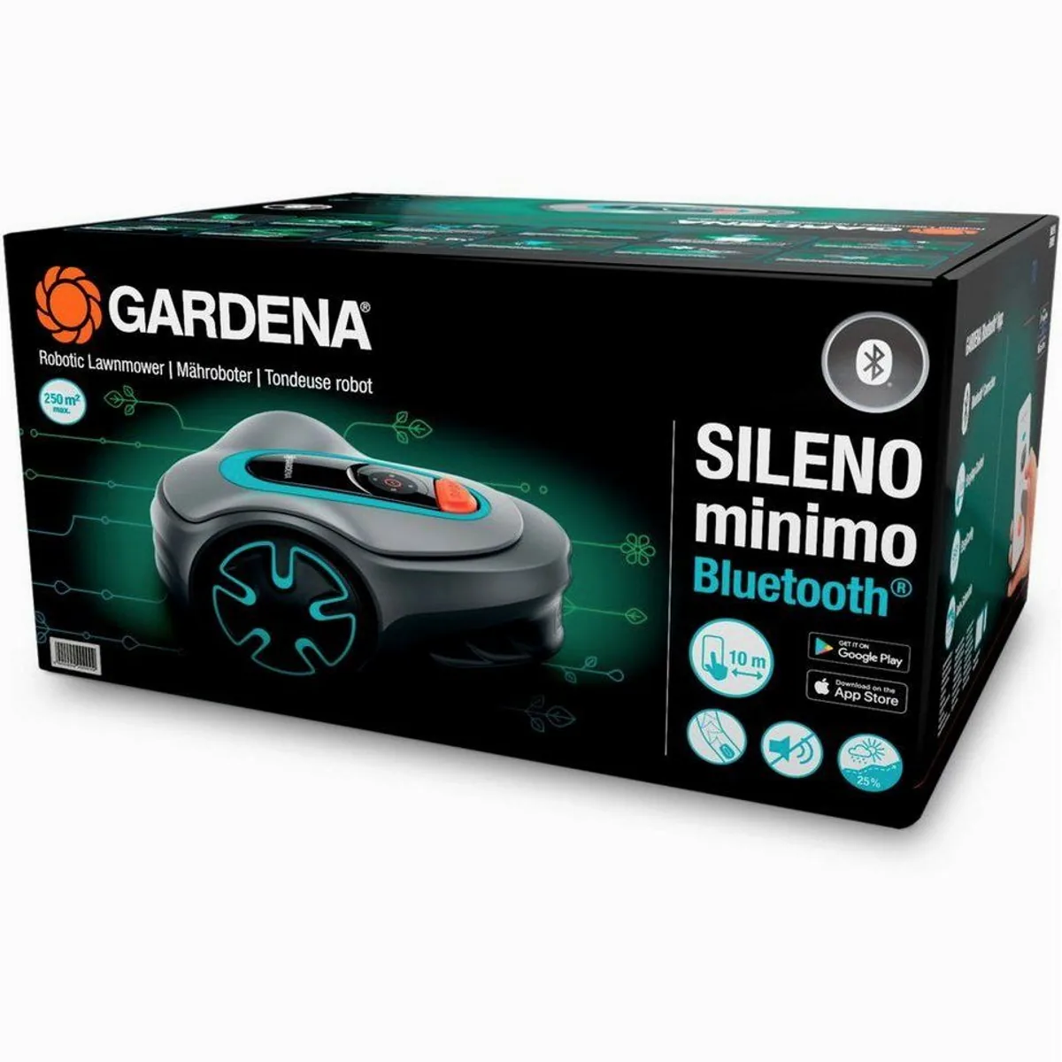 GARDENA Mähroboter SILENO minimo, leise, smart, wetterfest — bis 250m² 5