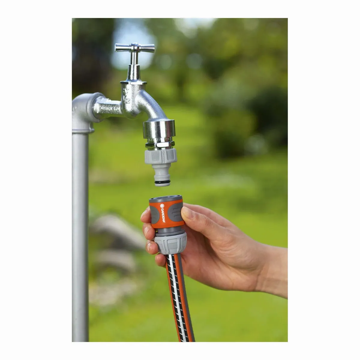Gardena Schlauchverbinder-Satz 13 mm und 15 mm, einfache Handhabung, frostbeständig 4