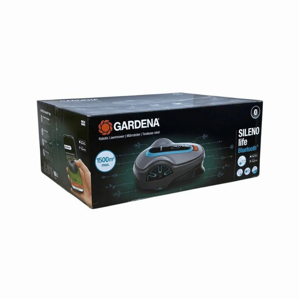 GARDENA SILENO Life Mähroboter, bis 1500 m² Rasenfläche, Frostsensor, leise