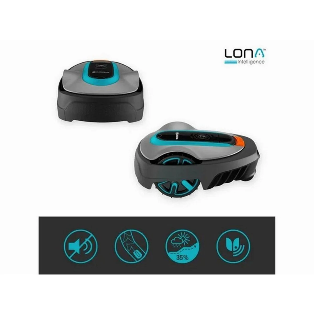 GARDENA SILENO city Mähroboter, für Flächen bis 600 m², intelligente LONA-Technologie 3