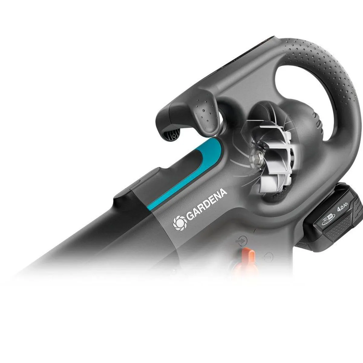 GARDENA PowerJetCollect 18V Akku-Laubsauger, starke Saugkraft, höhenverstellbares Rad 4