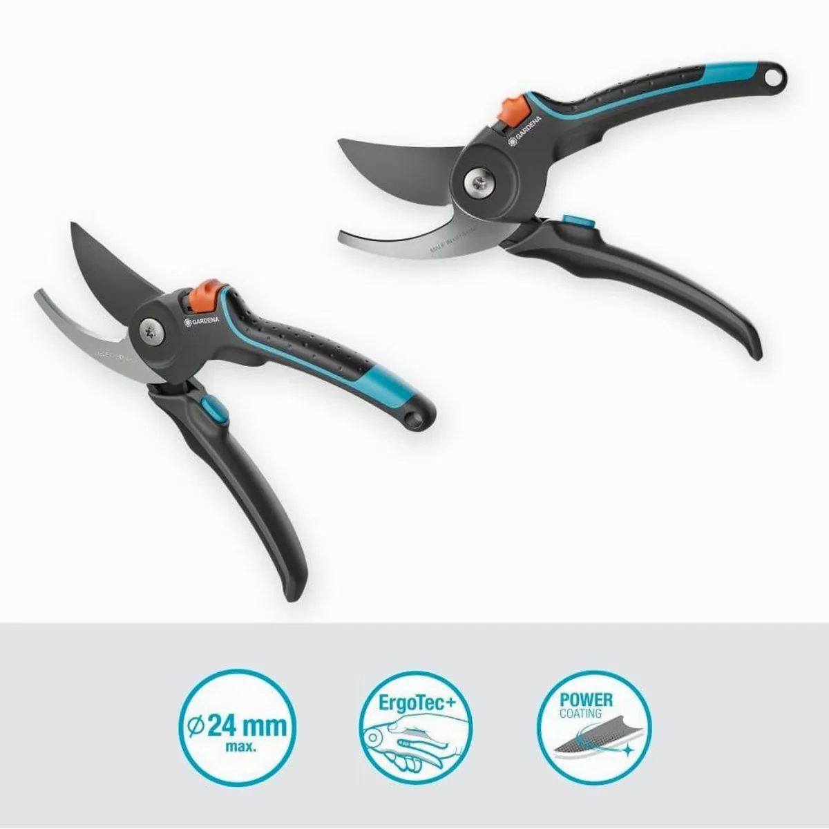 Gardena PremiumCut Pro Gartenschere, starke Leistung, ergonomisches Design, langlebige Klingen 2