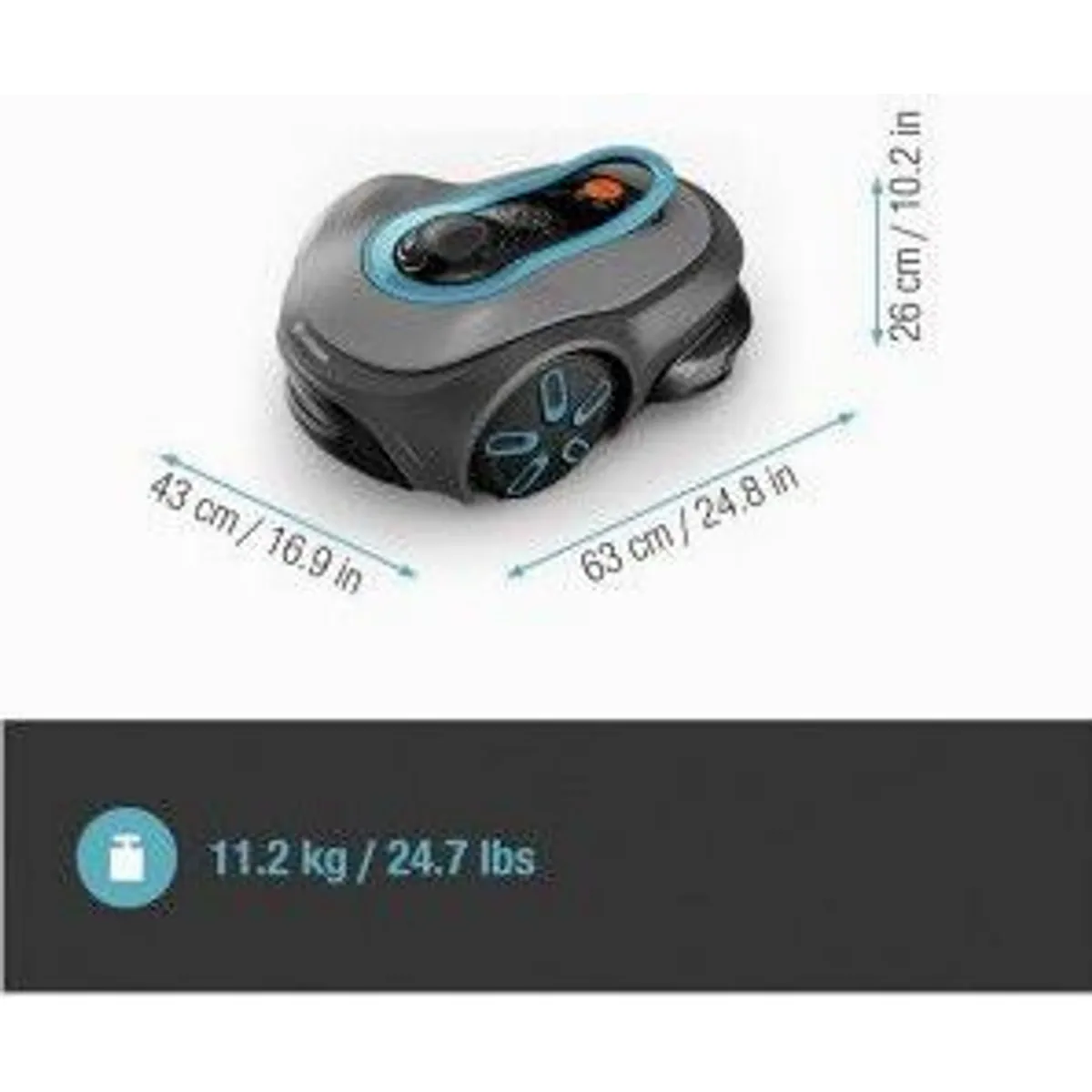 Gardena smart Sileno free 800 Set, effiziente Rasenpflege, einfach programmierbar, leise im Betrieb 3