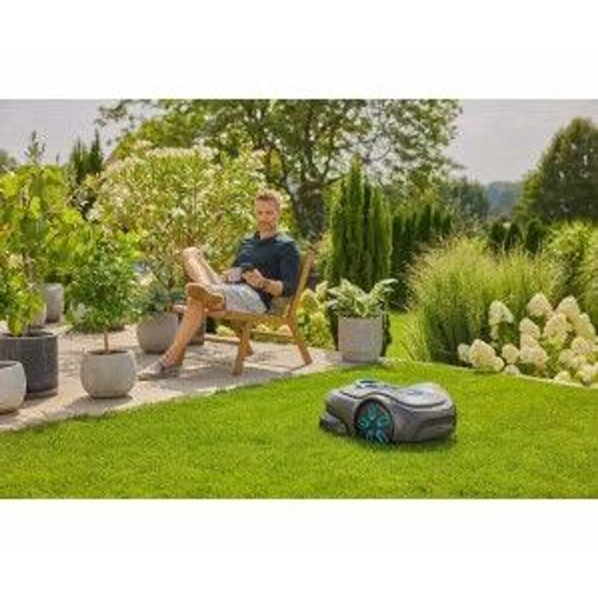 Gardena Mähroboter smart SILENO free Set, optimal für 800 m², kabellose Freiheit 5