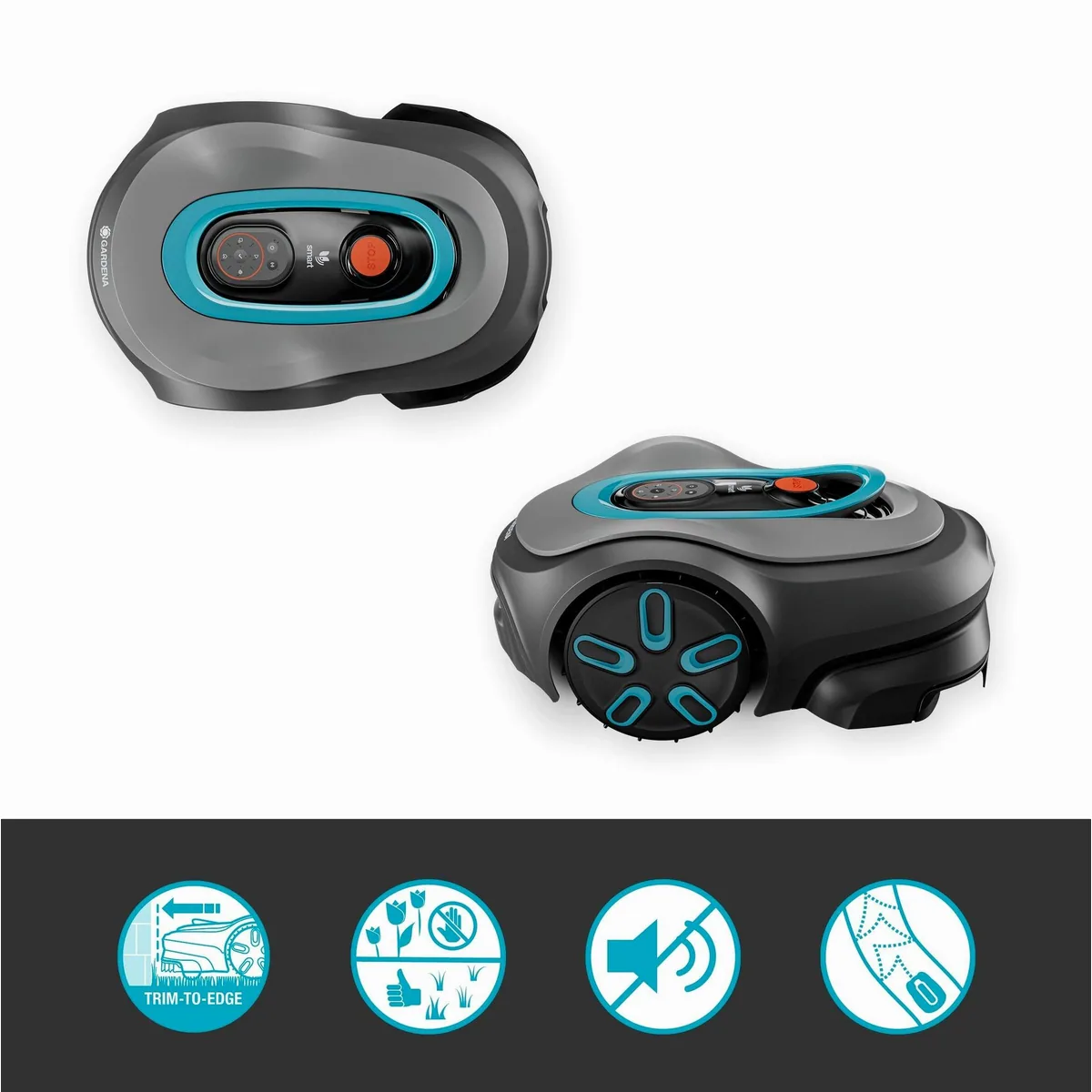 GARDENA smart SILENO pro Mähroboter, für bis zu 600 m² Rasenfläche, inkl. 150 m Begrenzungskabel 3