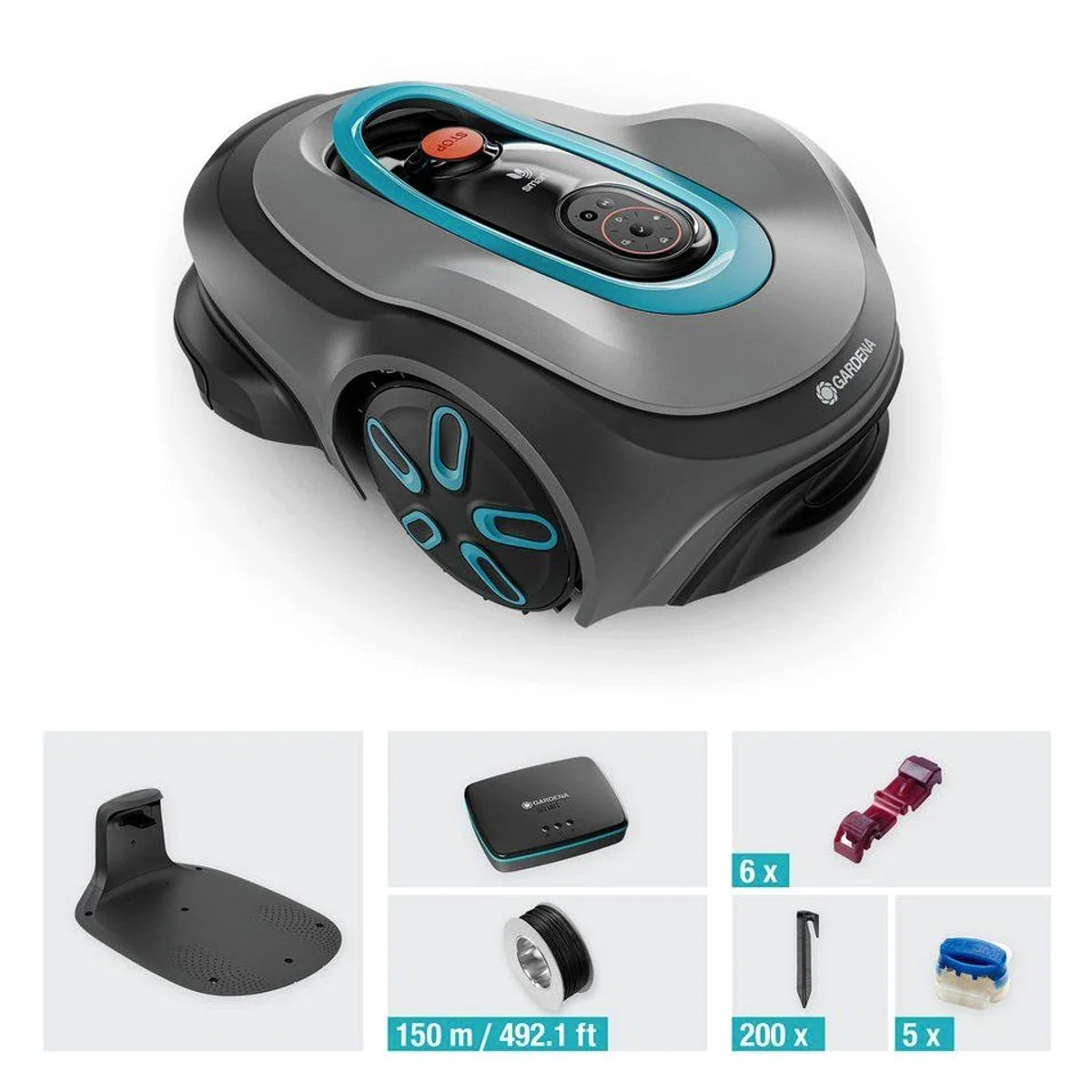 GARDENA smart SILENO max Mähroboter, bis 800 m², präzises Mähen & intelligente Steuerung
