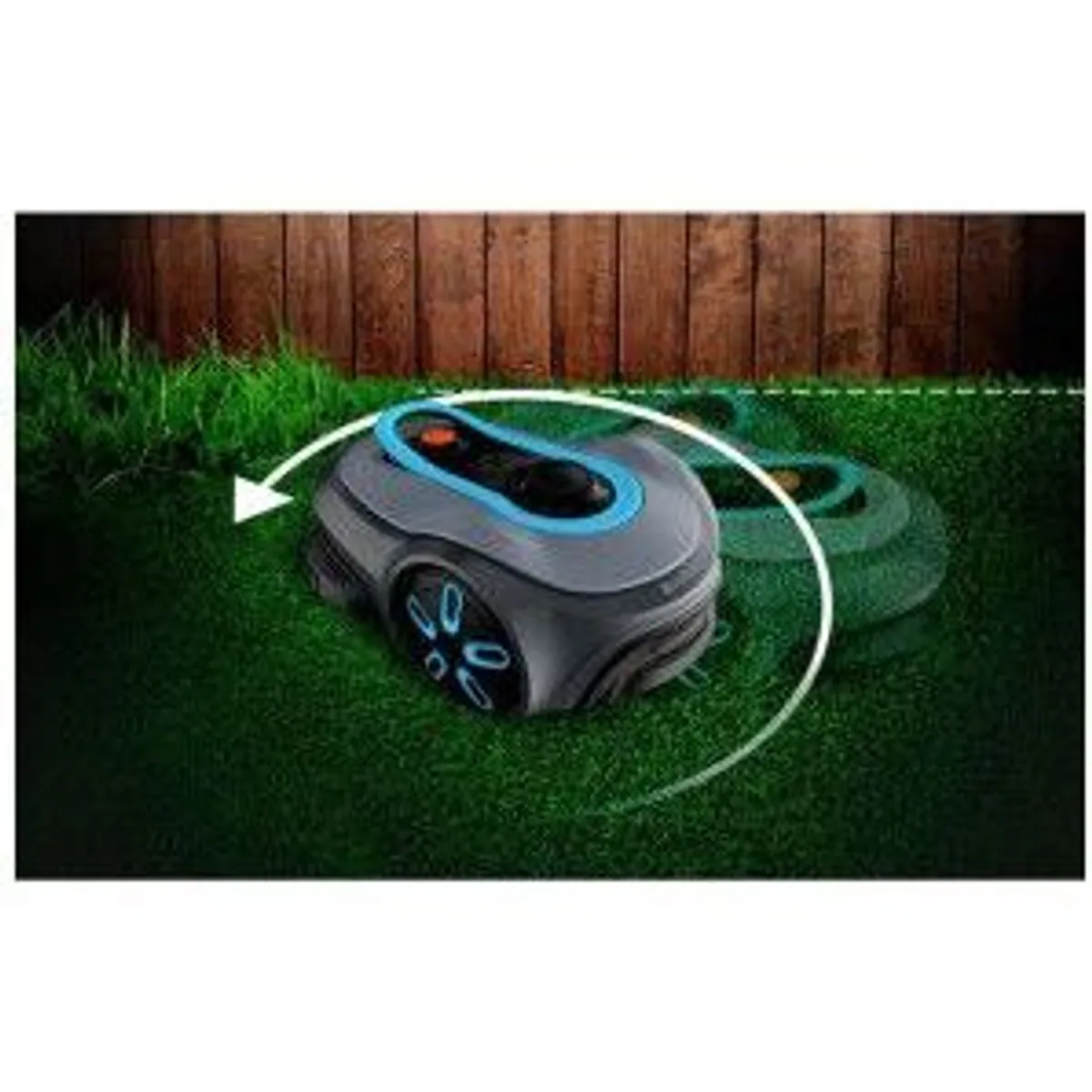 Gardena smart Sileno free 1200 Set, vollautomatischer Rasenmäher, App-Steuerung, leise im Betrieb 2