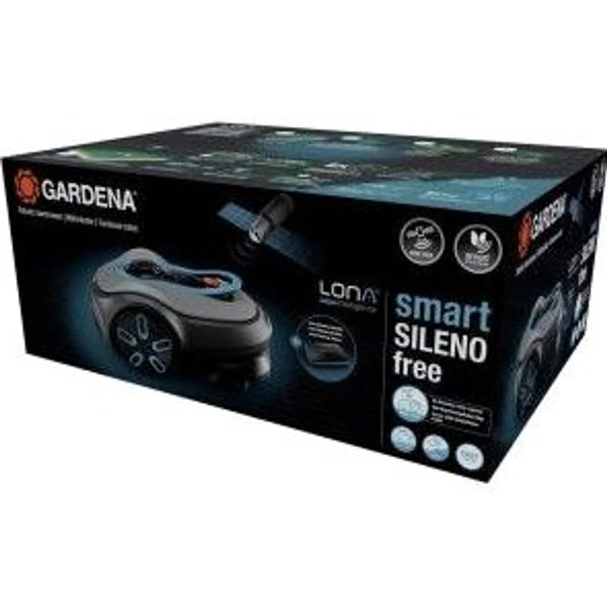 Gardena smart Sileno free 1200 Set, vollautomatischer Rasenmäher, App-Steuerung, leise im Betrieb 4