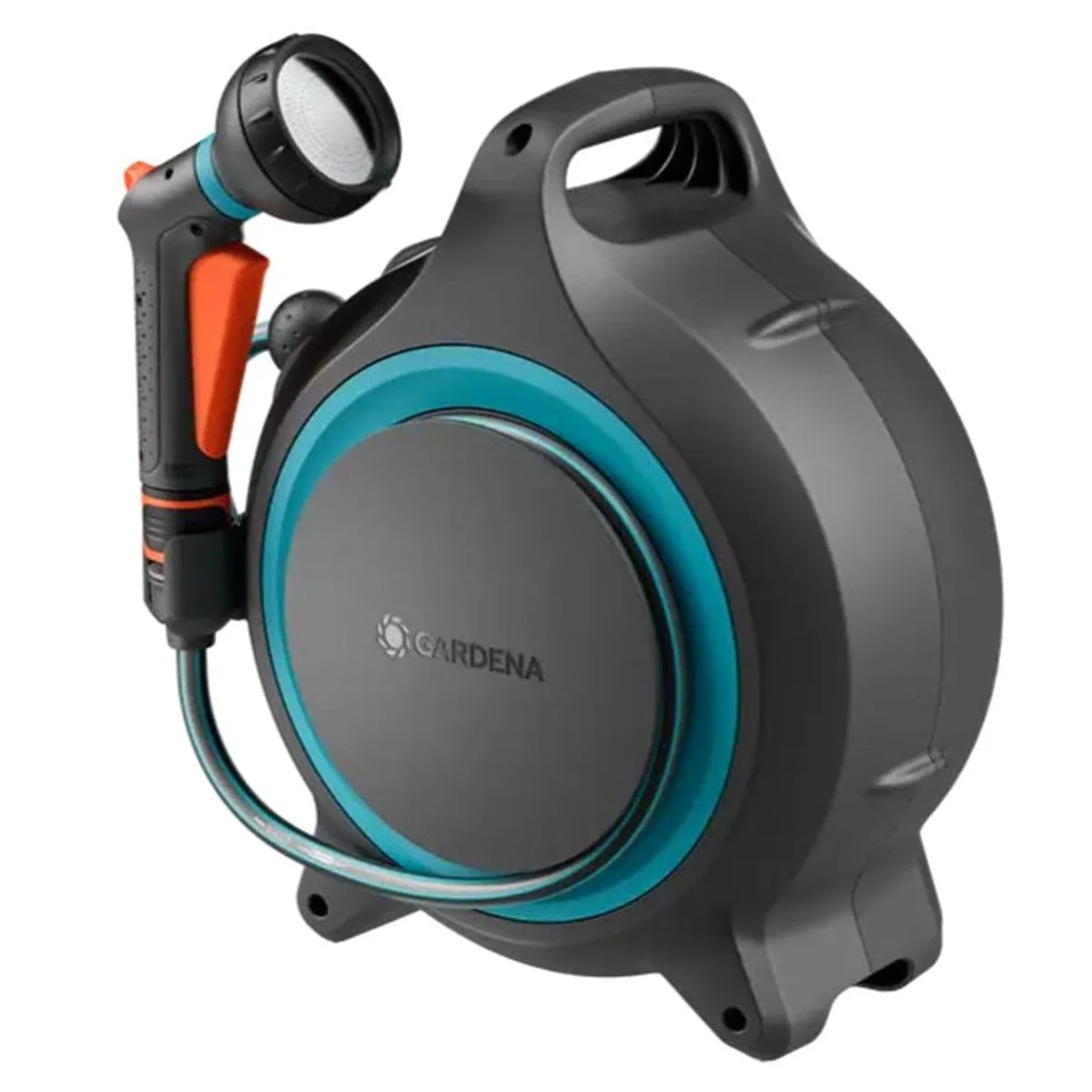 Gardena MoveMatic Schlauchbox, kompakt, tragbar, automatische Aufrollung