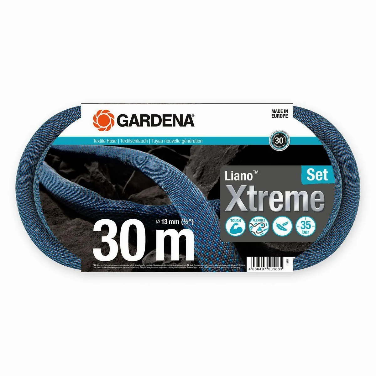 GARDENA Liano Schlauch 30m, leicht, flexibel, langlebig 3