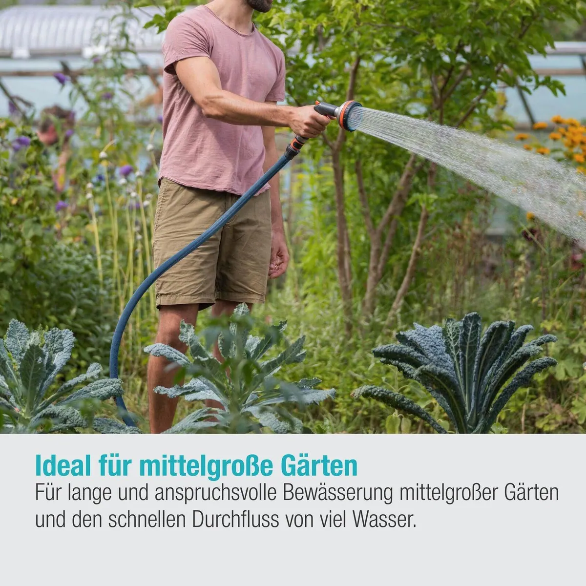 GARDENA Schlauch Liano 20m, robust, UV-beständig, frostgeschützt 5