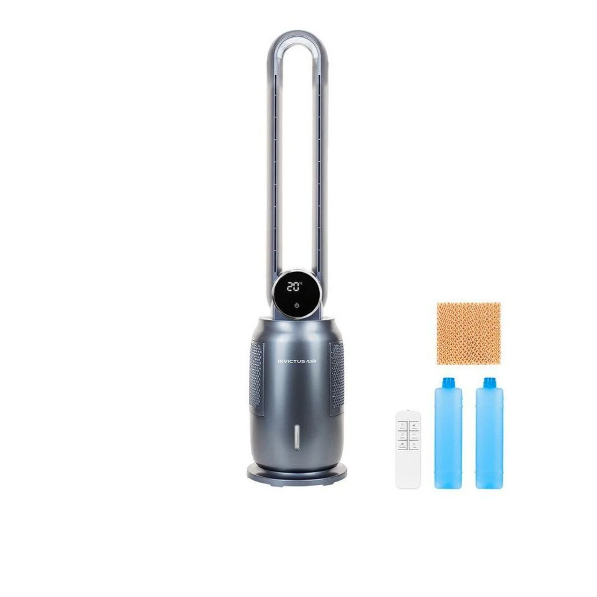 Genius INVICTUS AIR AC7 Turmventilator, 4in1 Luftkühler, leise und effizient