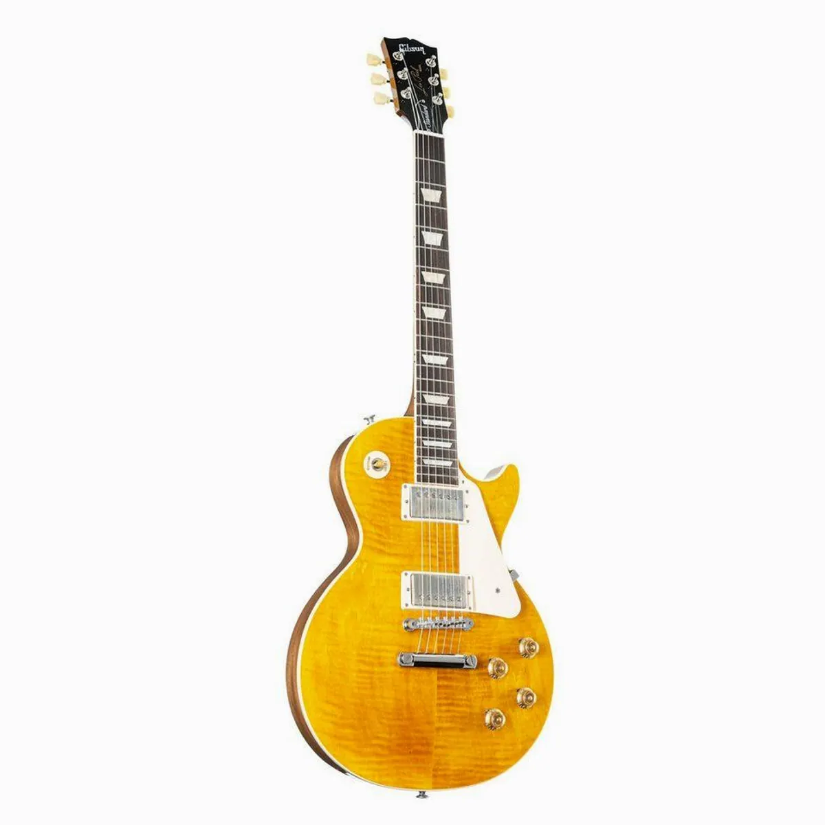 Gibson Les Paul Standard '50s Honey Amber, traditioneller Mahagonikorpus, Burstbucker Pickups