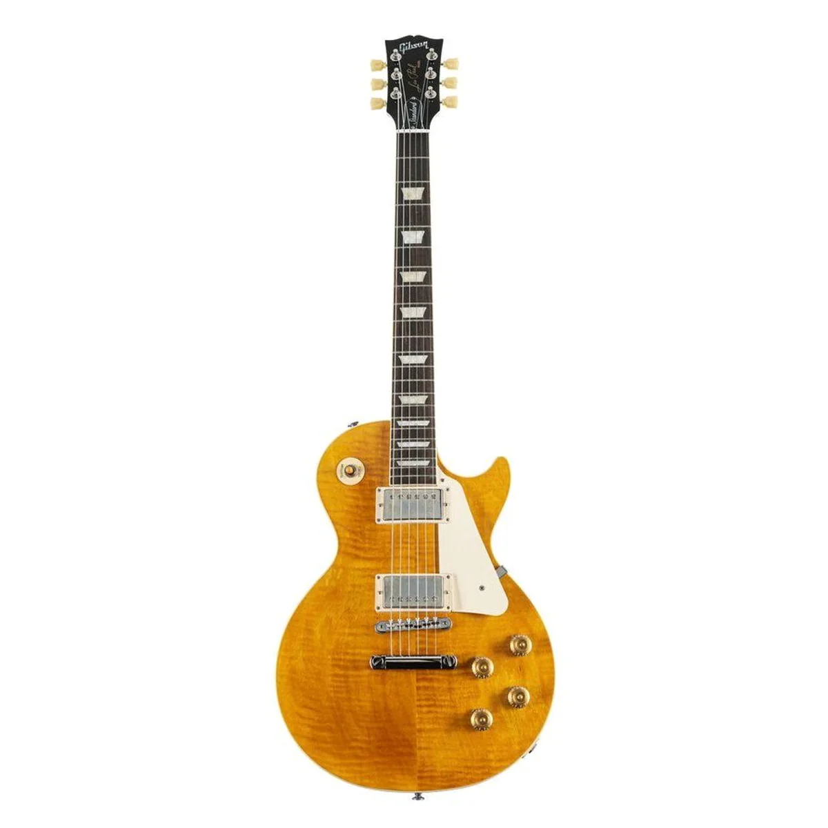 Gibson Les Paul Standard '50s Honey Amber, traditioneller Mahagonikorpus, Burstbucker Pickups 2