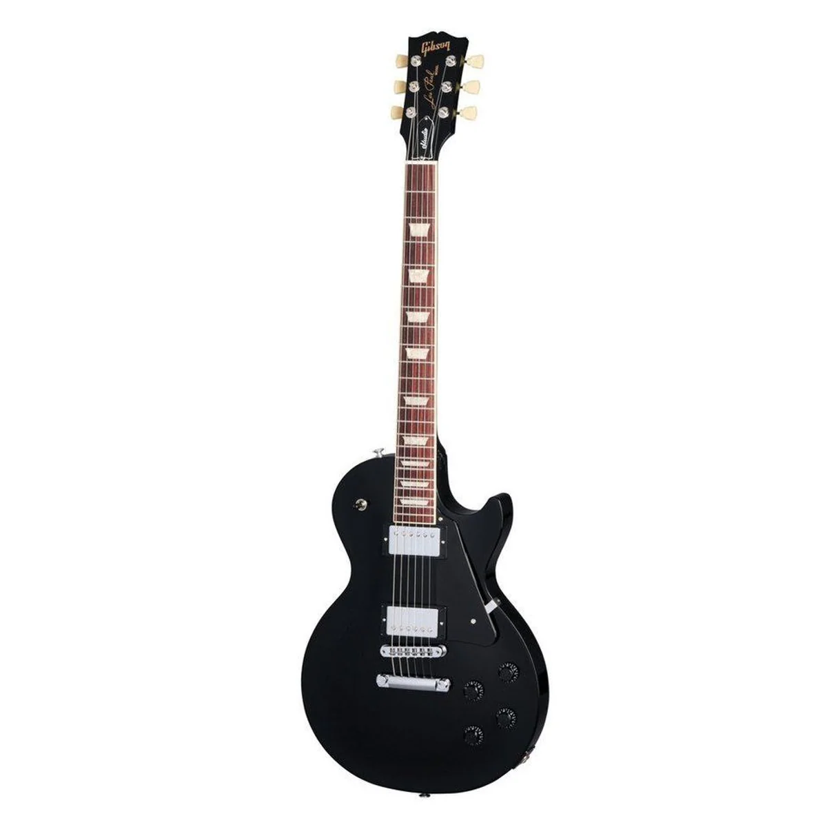 Gibson Les Paul Studio Ebony E-Gitarre, Mahagoni-Korpus, Burstbucker Pro Humbucker