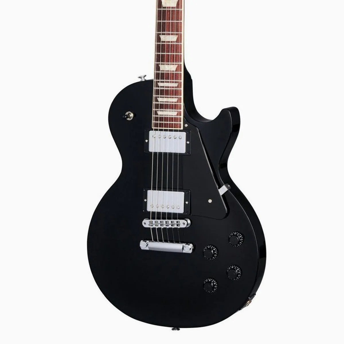 Gibson Les Paul Studio Ebony E-Gitarre, Mahagoni-Korpus, Burstbucker Pro Humbucker 4