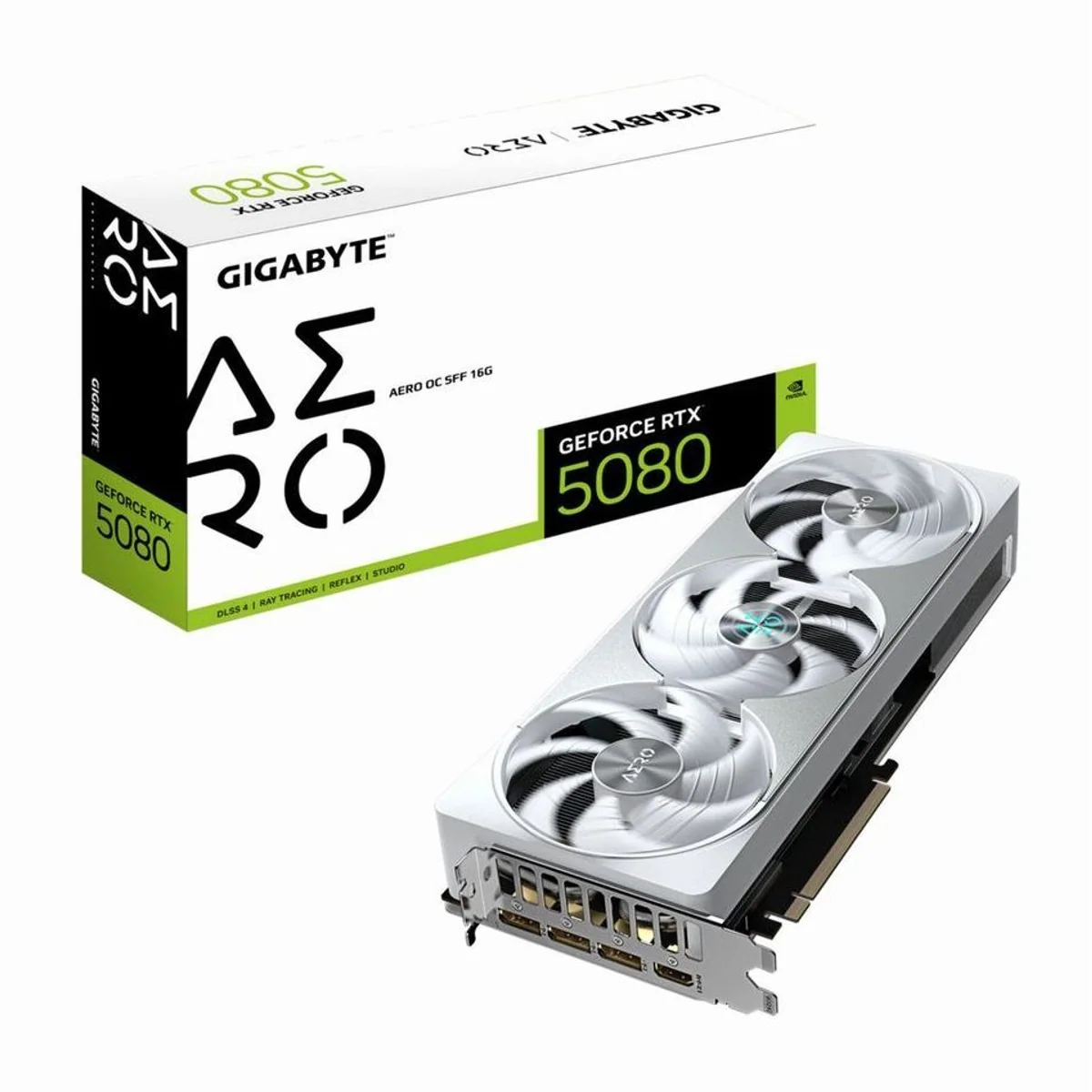 Gigabyte GeForce RTX 5080 AERO OC SFF 16G, 16 GB GDDR7, kompakte Bauweise