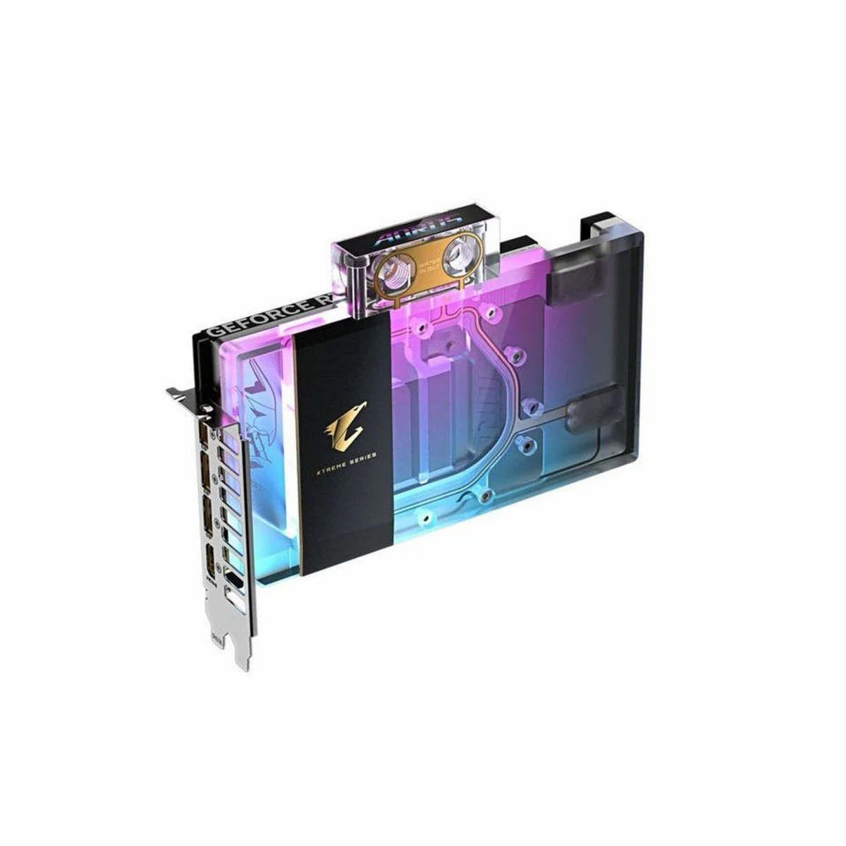 Gigabyte AORUS GeForce RTX 5080 XTREME WATERFORCE WB 16G, leistungsstarke Kühlung, hohe Grafikleistung, 16GB GDDR6X 4