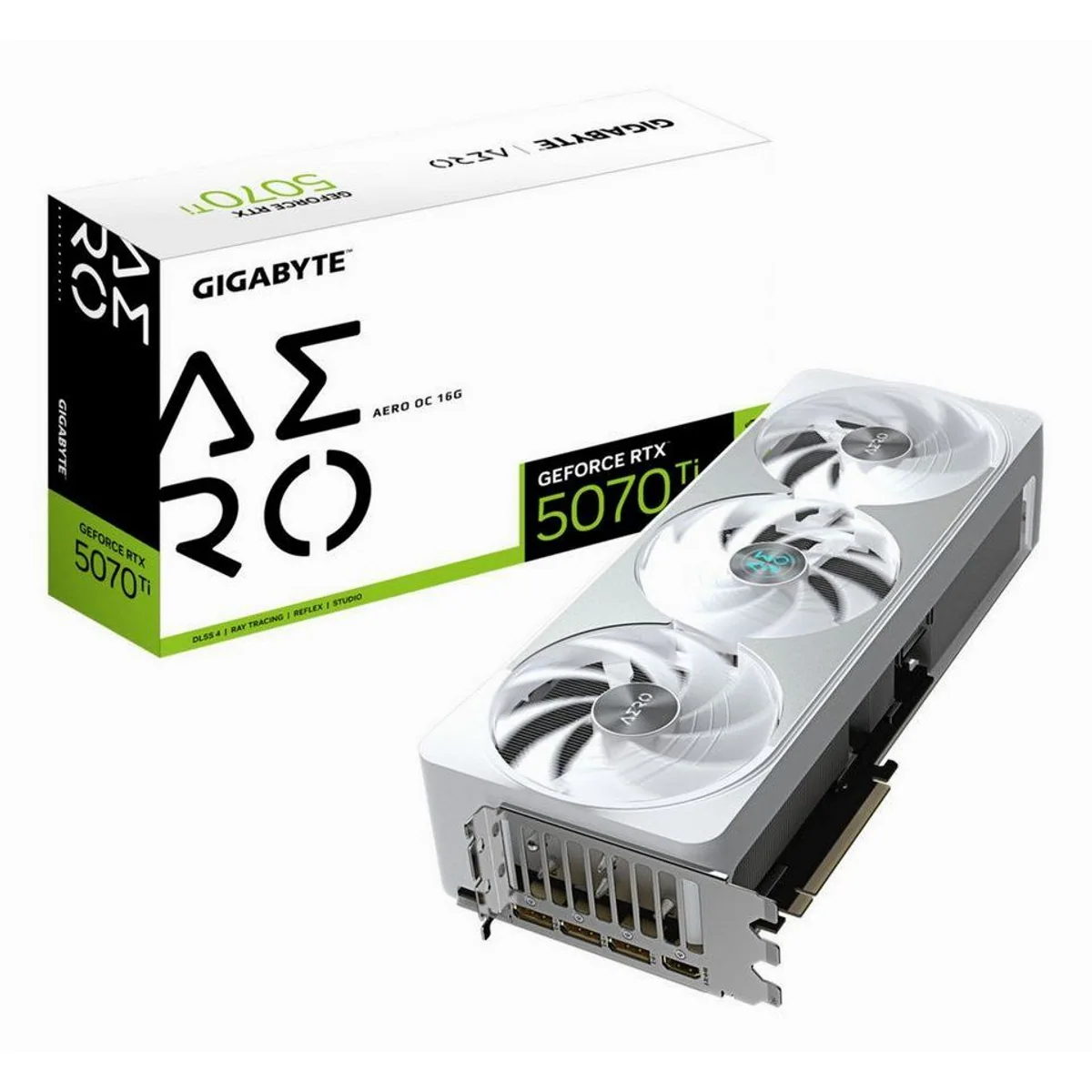 Gigabyte GeForce RTX 5070 Ti AERO OC 16G, leistungsstarke Grafikkarte für Gaming und kreative Anwendungen