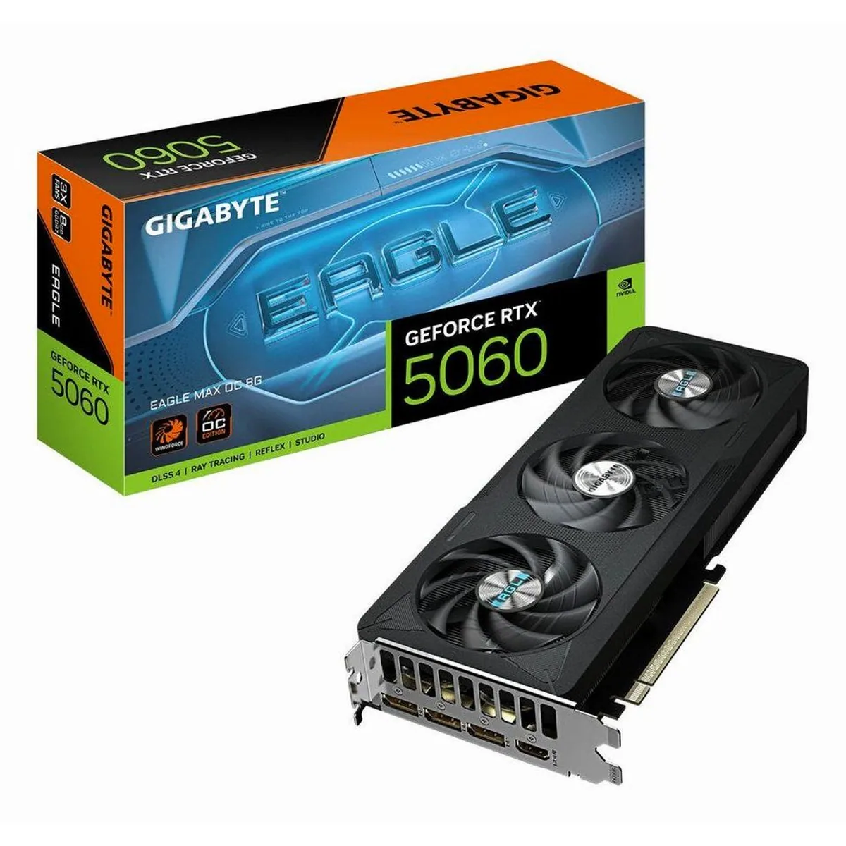 Gigabyte GeForce RTX 5060, 8GB GDDR7, 3 Lüfter Kühlung