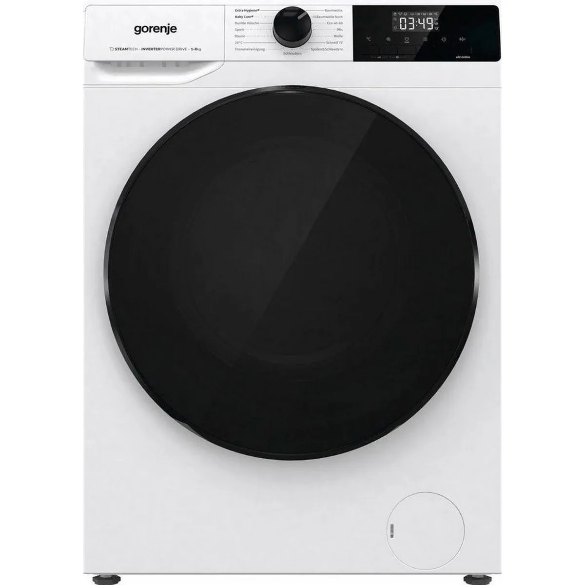GORENJE WNHAI 84 APS/DE Waschmaschine, 8 kg, 1400 U/min, AquaStop, Dampf-Funktion 3