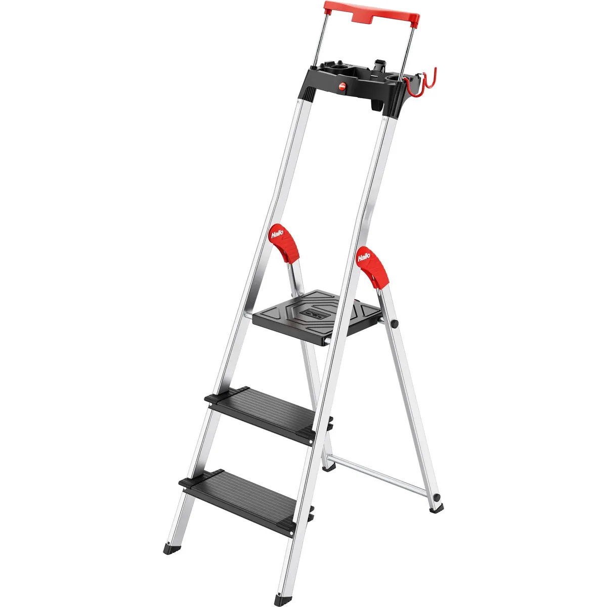 Hailo L100 TopLine Stehleiter, Sicherheitsmerkmale für sicheres Arbeiten