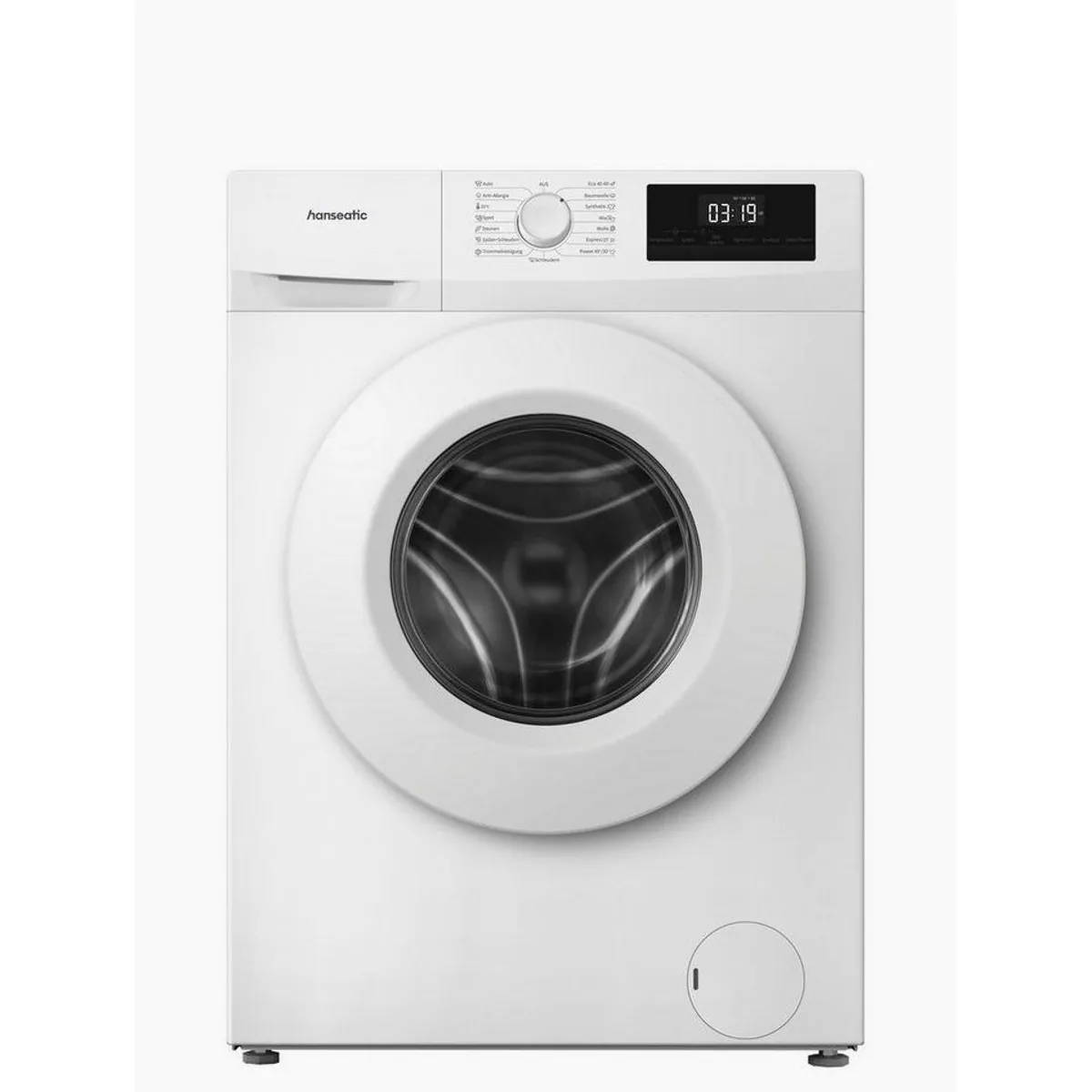 Hanseatic WME7A4 Waschmaschine, 7 kg, 1400 U/min — Energieeffizienz A, Aqua Stop, kompakte Maße 4