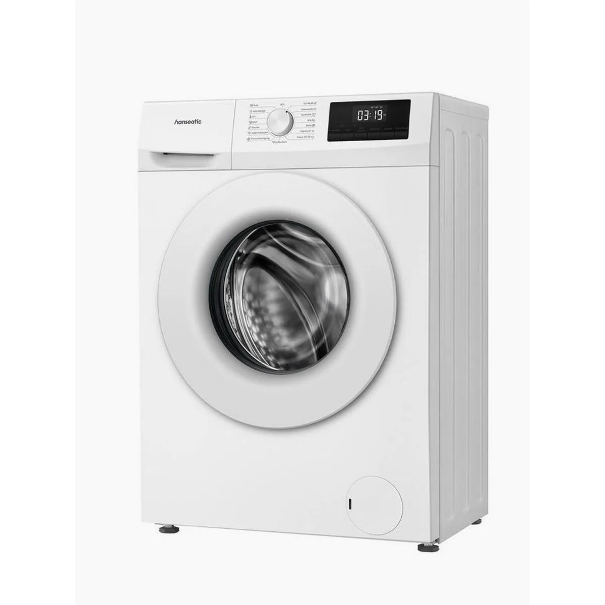 Hanseatic WME7A4 Waschmaschine, 7 kg, 1400 U/min — Energieeffizienz A, Aqua Stop, kompakte Maße 5