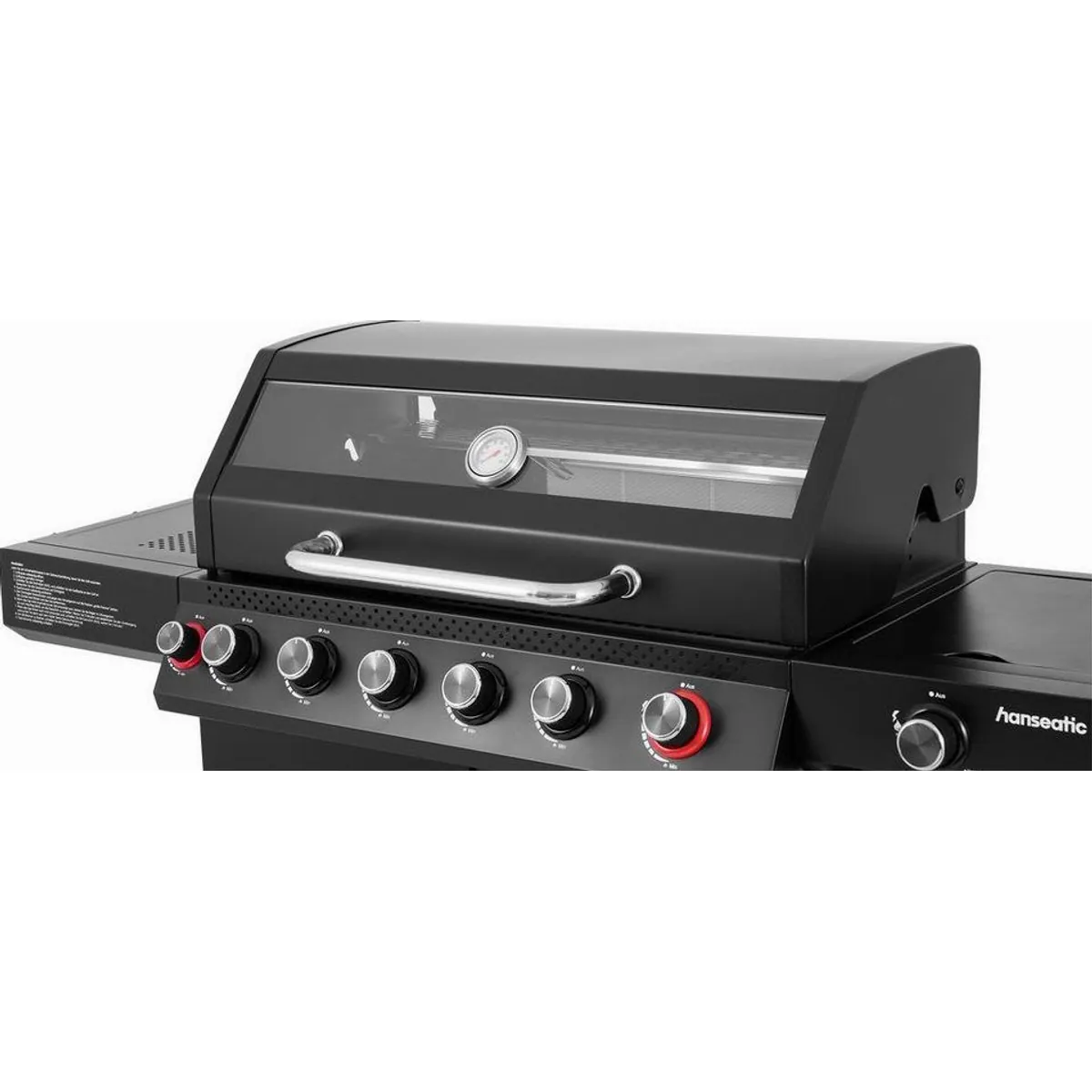 Hanseatic Gasgrill 6+2 Memphis Black Plus, hochwertige Verarbeitung und 3 Jahre Garantie 3