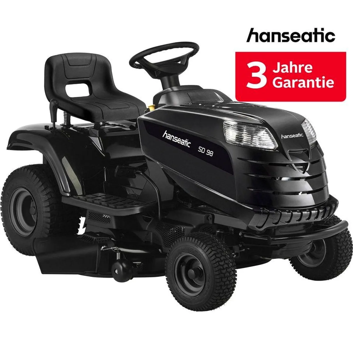 Hanseatic Rasentraktor SD 98, 98 cm Schnittbreite, vielseitig einsetzbar