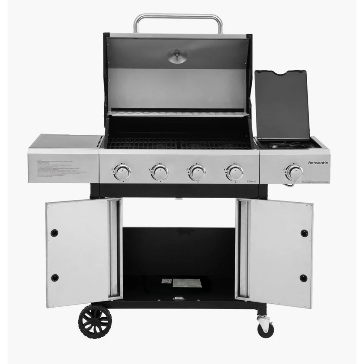 Hanseatic Gasgrill Rockford, 4 Brenner + Seitenbrenner, 14,5 kW Gesamtleistung 5