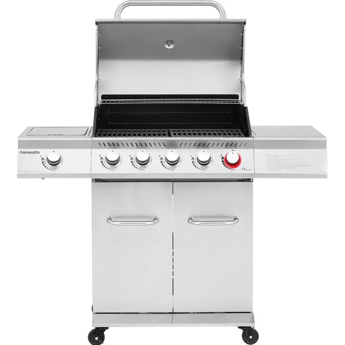 Hanseatic Gasgrill Richland, 5 Brenner + Seitenbrenner, 21,5 kW Gesamtleistung 4