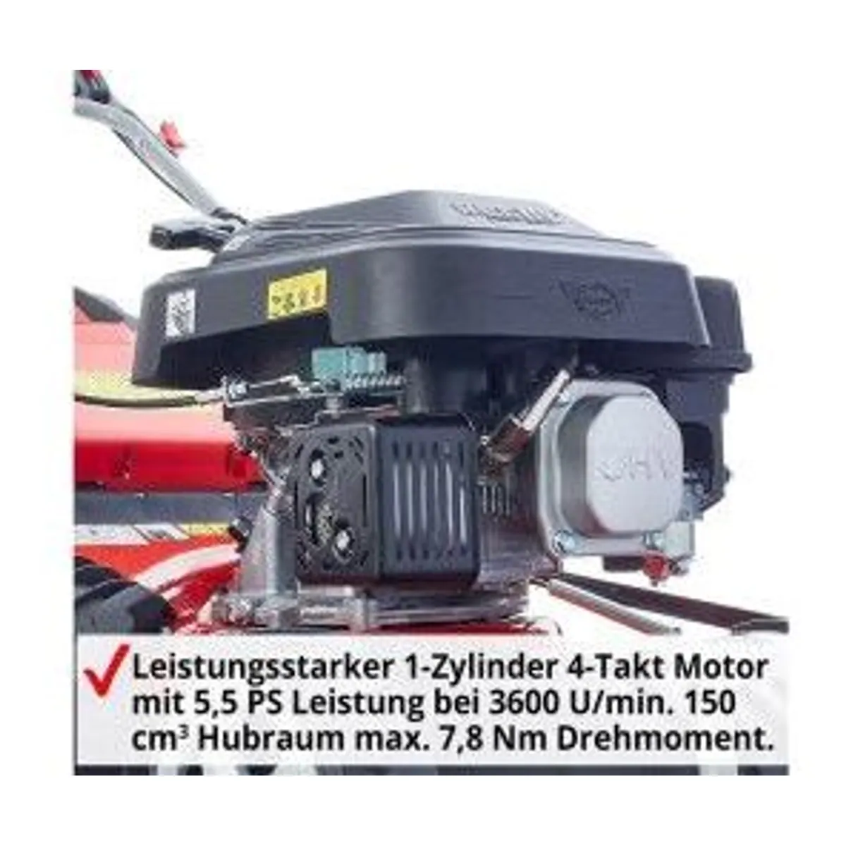 Hecht 547 SXW Benzin-Rasenmäher, leistungsstarker Motor, robustes Gehäuse, einfache Handhabung 3