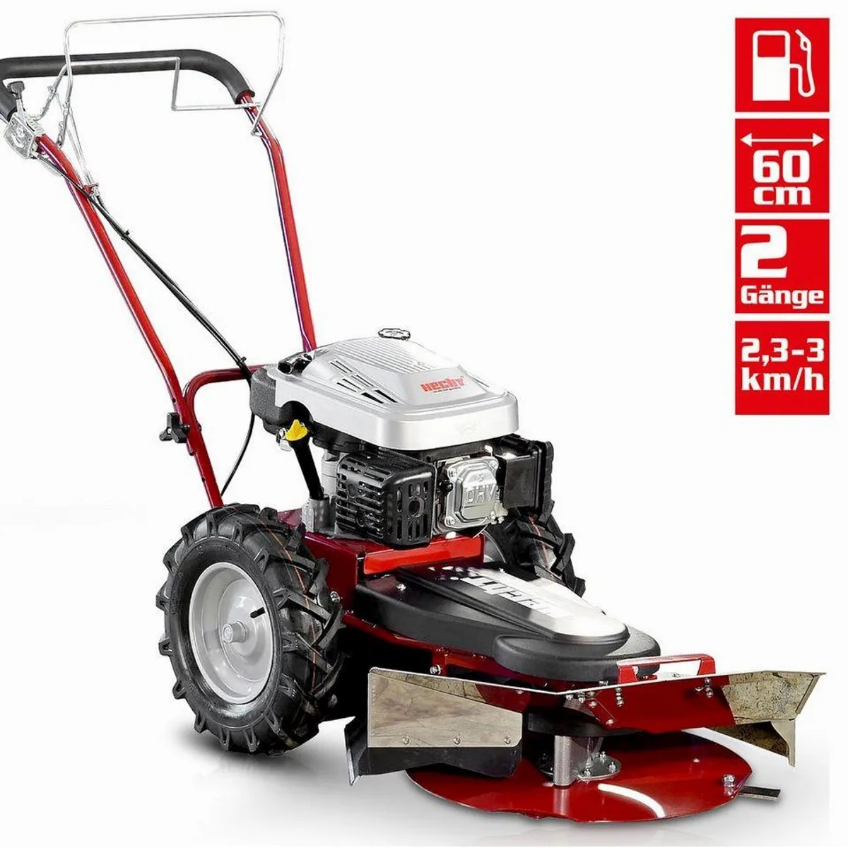 Hecht Kreiselmäher 5060, 60 cm Schnittbreite, 173 cm³ Motor, Radantrieb 2