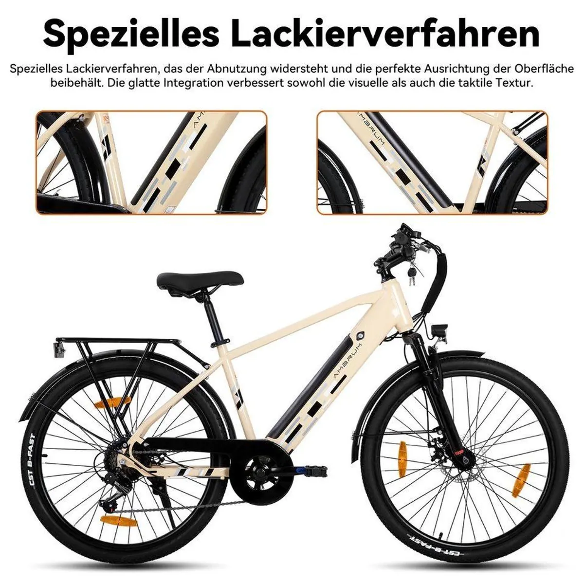 HILAND E-Mountainbike 26", Shimano-Schaltung, 374,4 Wh Akku — robust, leistungsstark, vielseitig 2