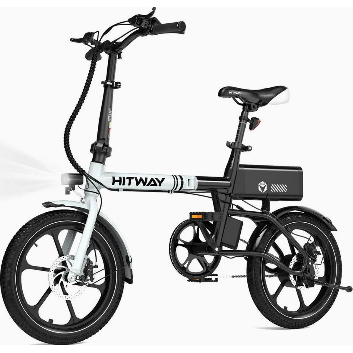 HITWAY BK35S E-Bike Faltrad, leicht & faltbar, 70 km Reichweite