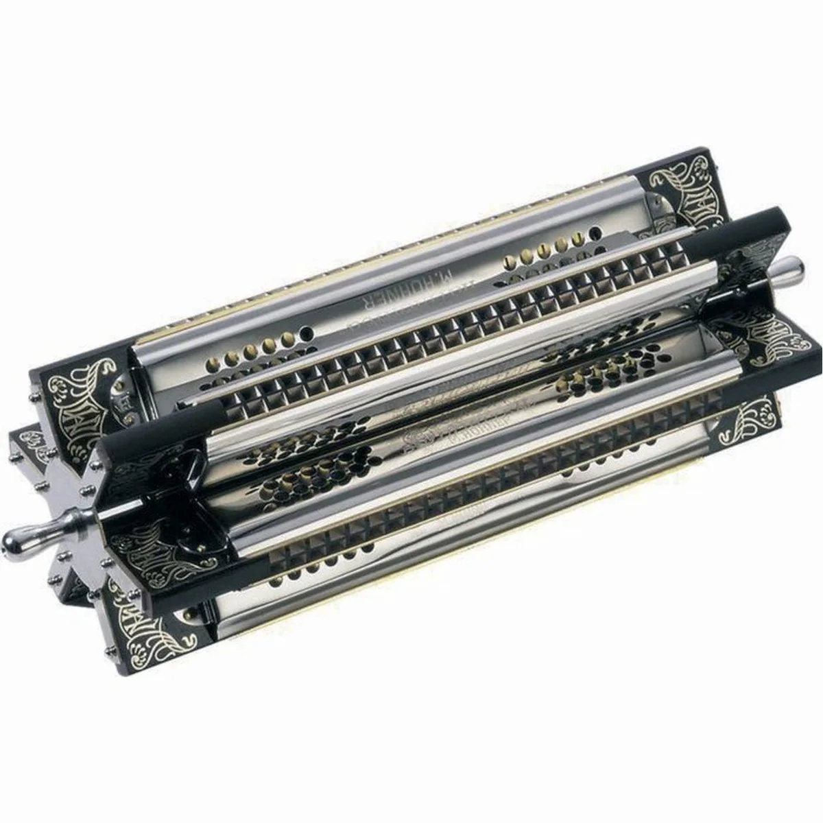 Hohner Kreuzwender Tremolo-Mundharmonika, 6 Stimmungen, 288 Stimmen