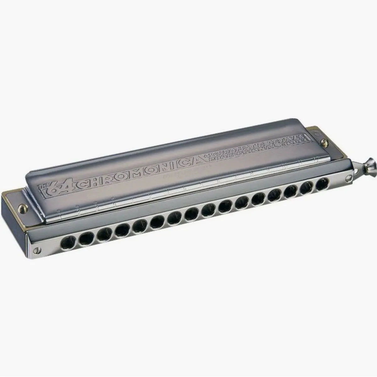 Hohner Chromonica III 280 C 64, robuste Bauweise, edles Design, inklusive Hartschalenetui