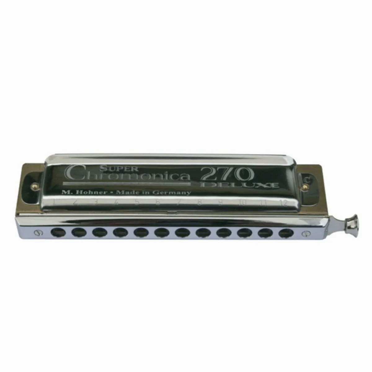 Hohner Chromonica Deluxe 270/48, 48 Stimmzungen, Messing-Stimmplatten, Birnbaum-Kanzellenkörper 2