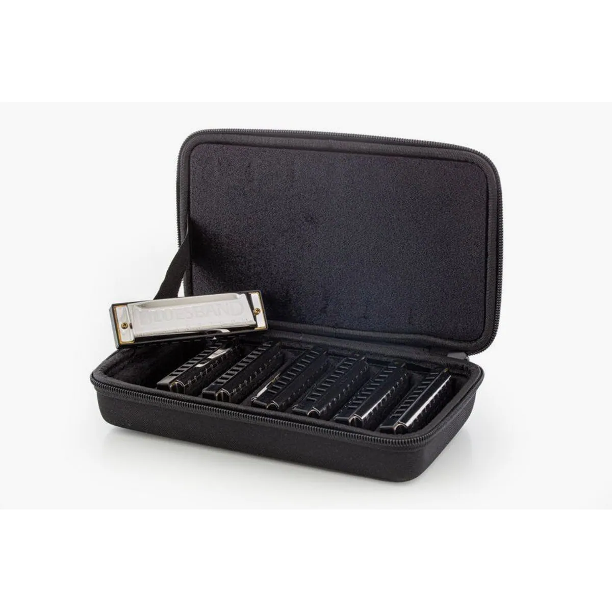 Hohner Blues Band Mundharmonika Set, 7 Tonarten für Einsteiger — robust, klangvoll, transportabel 3