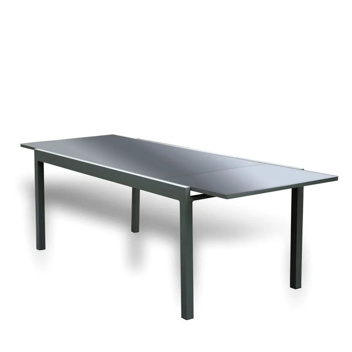 HOME DELUXE SOL MADERA Sitzgruppe, ausziehbar 180-240 cm, rostfreies Aluminium