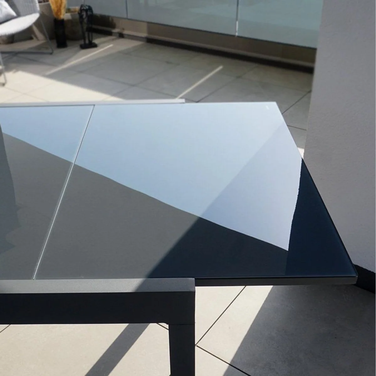 HOME DELUXE SOL MADERA Sitzgruppe, ausziehbar 180-240 cm, rostfreies Aluminium 5