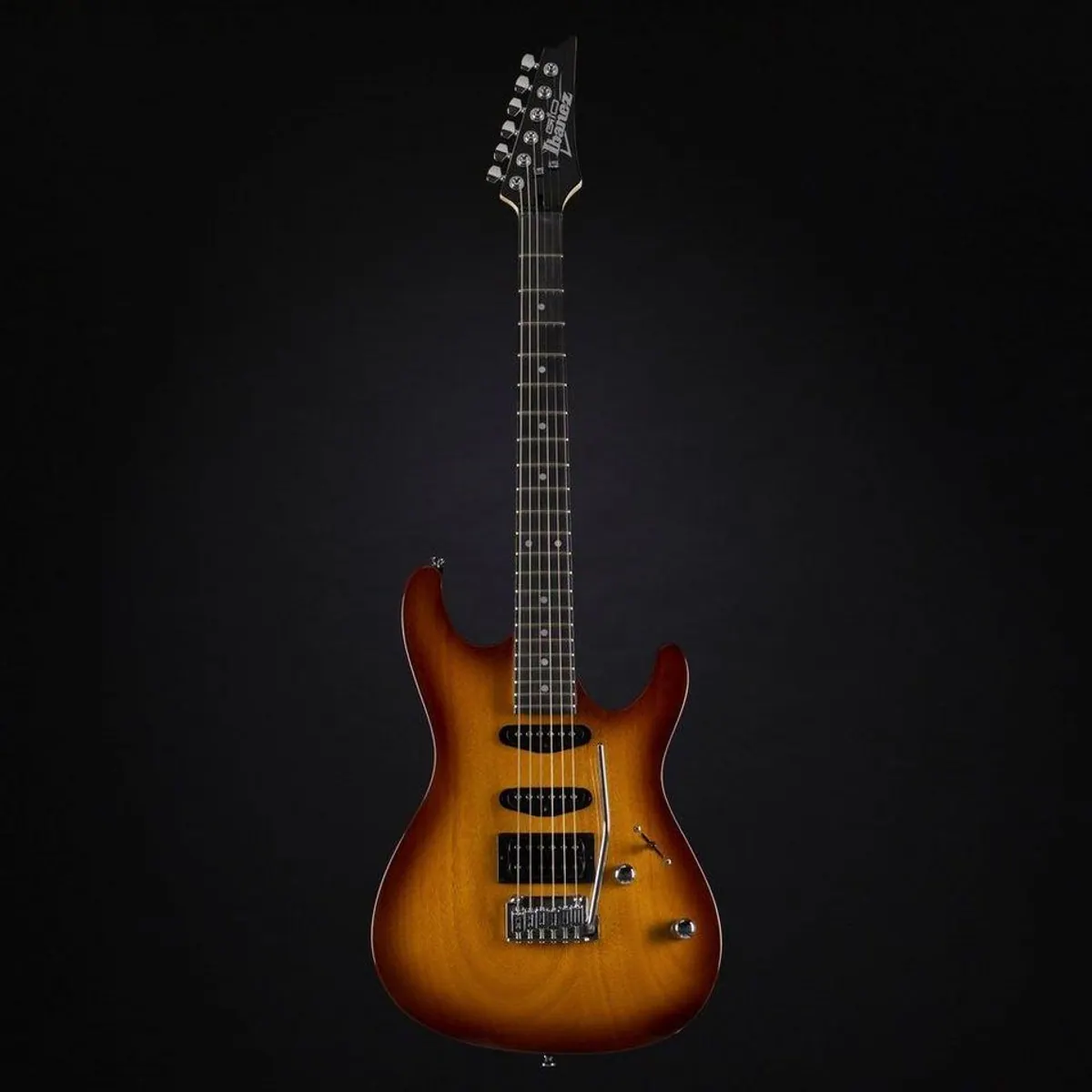 Ibanez Gio GSA60-BS E-Gitarre, Okoume-Korpus, HSS-Tonabnehmer, Brown Sunburst 2