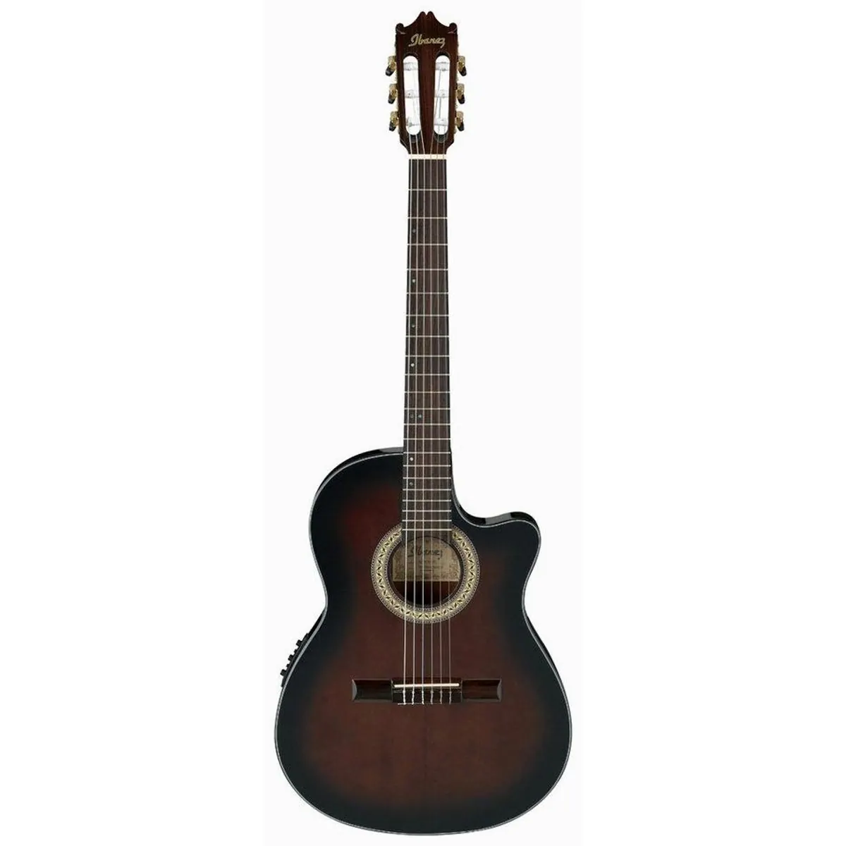 Ibanez GA35TCE-DVS Thinline-Konzertgitarre, flacher Korpus, Cutaway, integrierte Elektronik 2