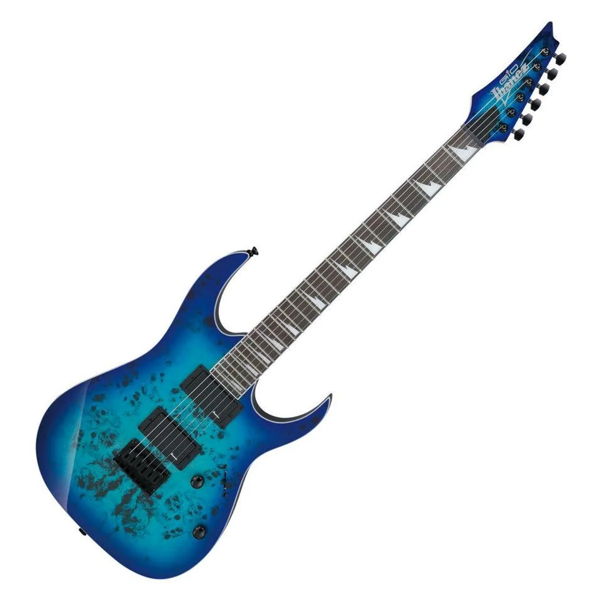 Ibanez GRGR221PA-AQB E-Gitarre, Okoume Korpus, 2 x IBZ-6 Humbucker