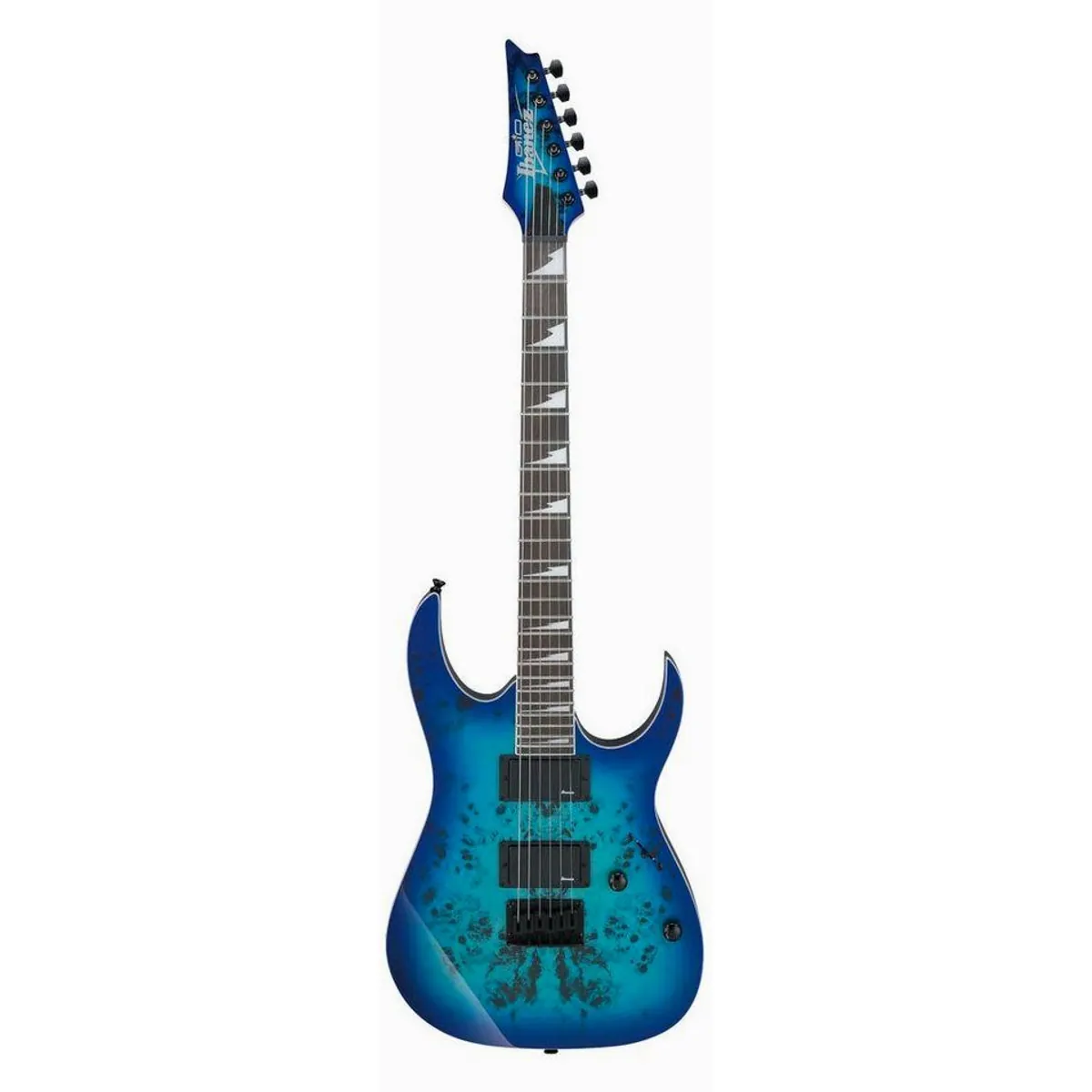 Ibanez GRGR221PA-AQB E-Gitarre, Okoume Korpus, 2 x IBZ-6 Humbucker 2