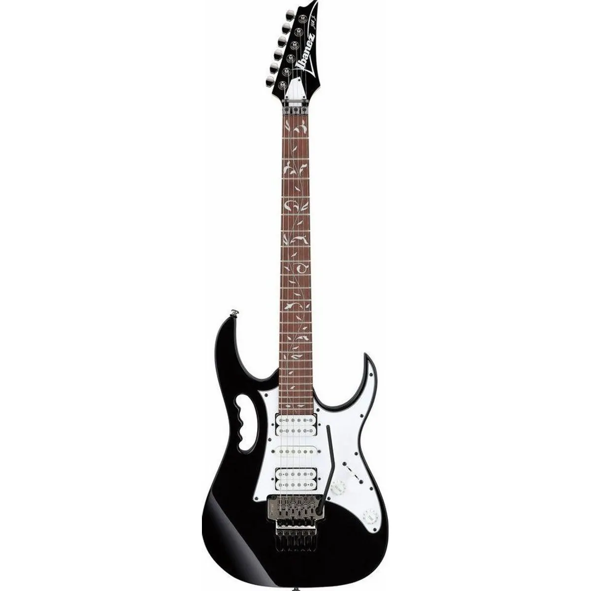 Ibanez JEMJR-BK E-Gitarre, klassisches Design, hochwertige Materialien, vielseitige Klangerzeugung