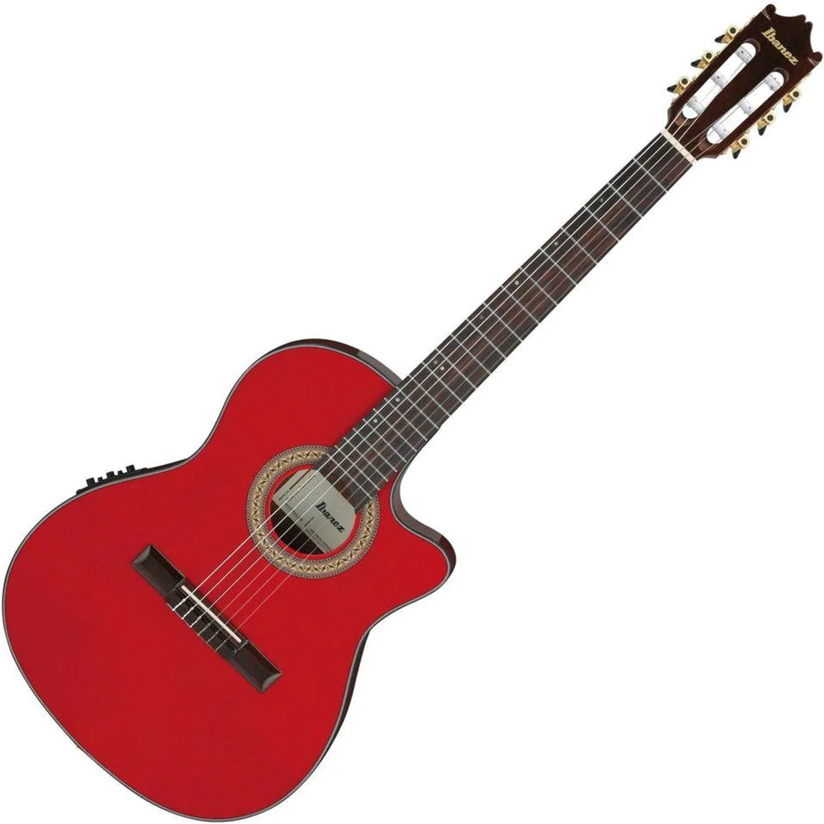 Ibanez GA35TCE-SRR Thinline-Konzertgitarre, komfortable Bauweise, integrierte Elektronik